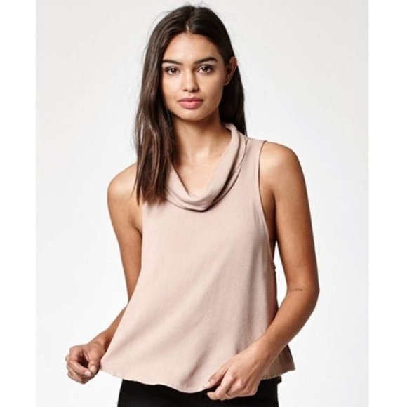 Kendall & Kylie Tops - KENDALL & KYLIE Cowl Neck Open Back Tank Top XS